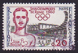 Timbre: Jean Bouin J.O. de Rome